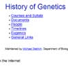 history of genetics