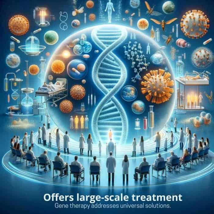 Gene Therapy: Offers Large-Scale Treatment Gene Therapy: Offers Large-Scale Treatment