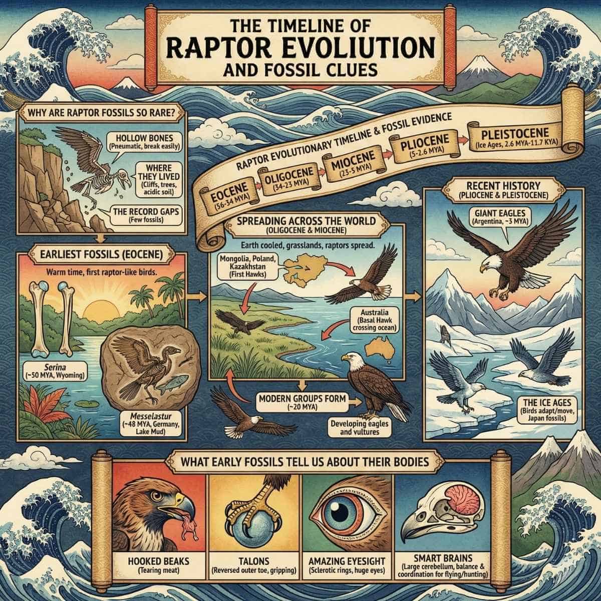 Evolution of Accipitriformes | A 44-Million-Year Journey of Raptors