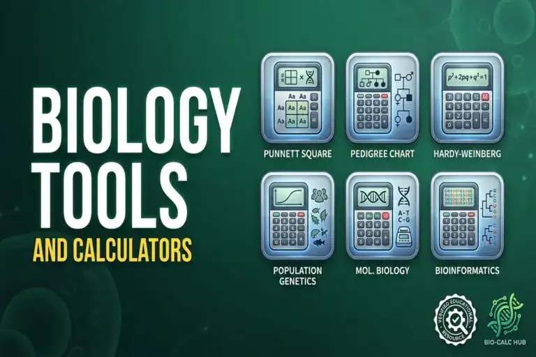 Biology Tools and Calculators