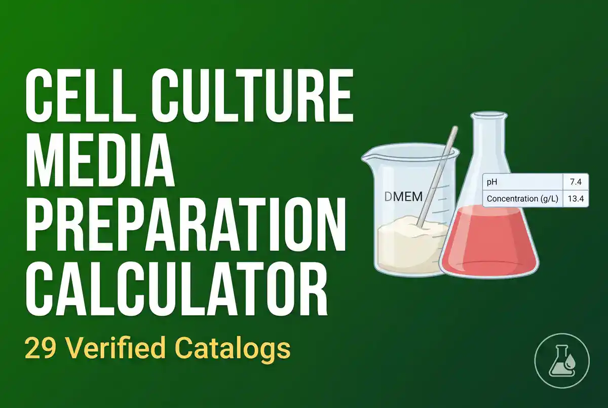 A deep green laboratory-themed graphic featuring bold white text reading