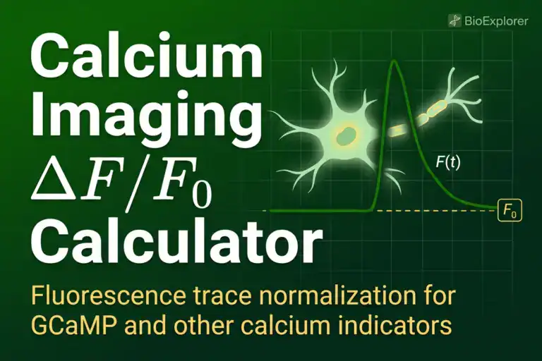 Calcium Imaging Delta F/F0 Calculator
