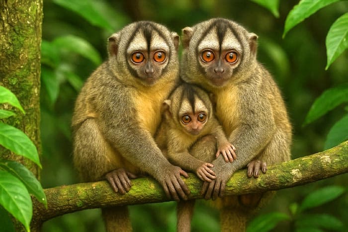 Gray-handed Night Monkey Breeding Behavior