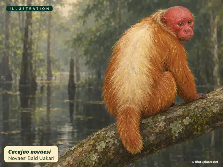 Novaes’ Bald Uakari