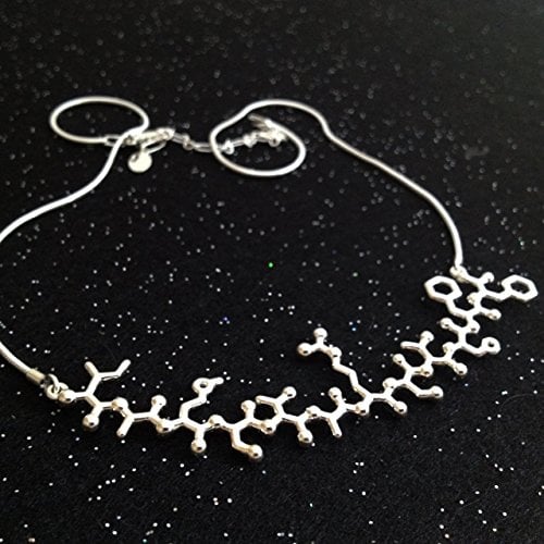 I AM STAR STUFF Amino Acid Pendant Necklace in sterling silver