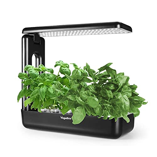 Vegebox Hydroponics Growing System - Grow Smart for Plant, Built Your Indoor Garden(Large-Black)