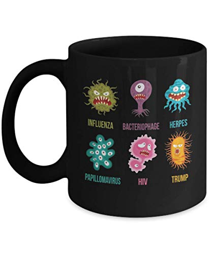 Know Your Parasites know Your Viruses Anti Trump Protest Mug, Kick Trump out of white house, Gift Dad for Father