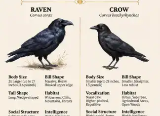 Crow vs Raven: Every Difference Explained With Facts!