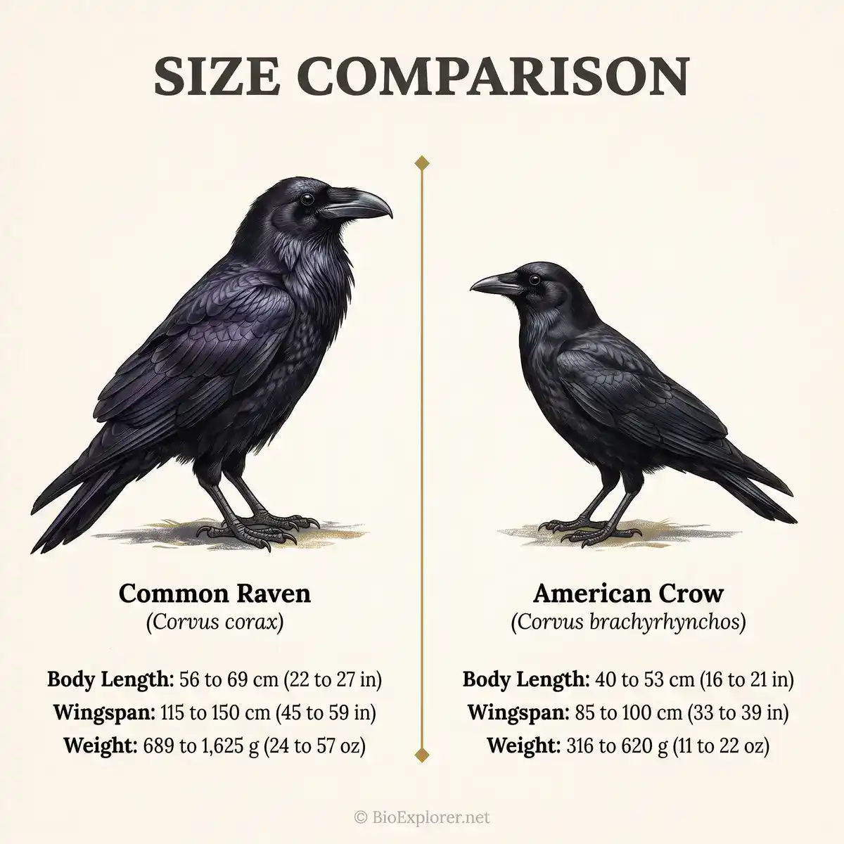raven-vs-crow size comparison