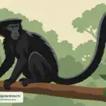 Southern Black Crested Mangabey