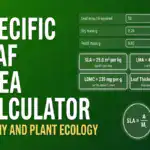 Specific Leaf Area Calculator