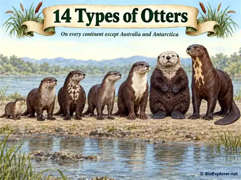 Types of Otters: All 14 Species Explained