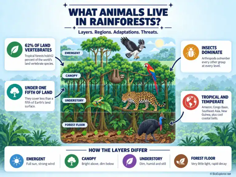 What Animals Live In Rainforests?