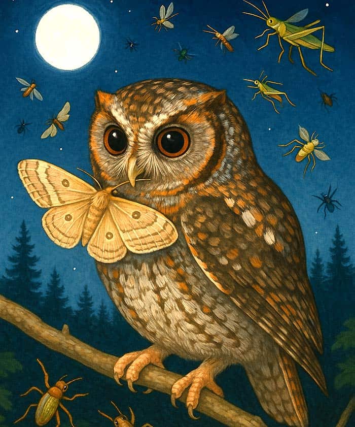 What Do Flammulated Owls Eat?