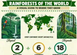Rainforests of the World: 18 Famous Rainforests and Where They Grow